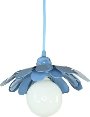 Bohemia-Design - Sospensione a cavo 1xE27/60W/230V blu