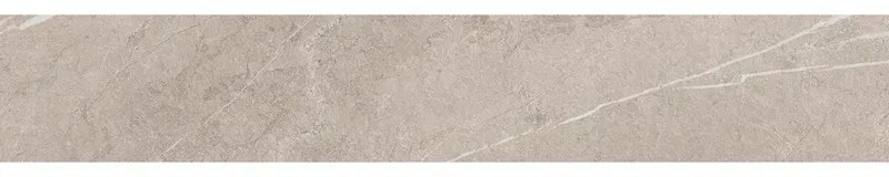 Piastrella battiscopa Eternal in ceramica taupe L 60 x H 10 cm x Sp 9 mm lucido confezione da 9 ml