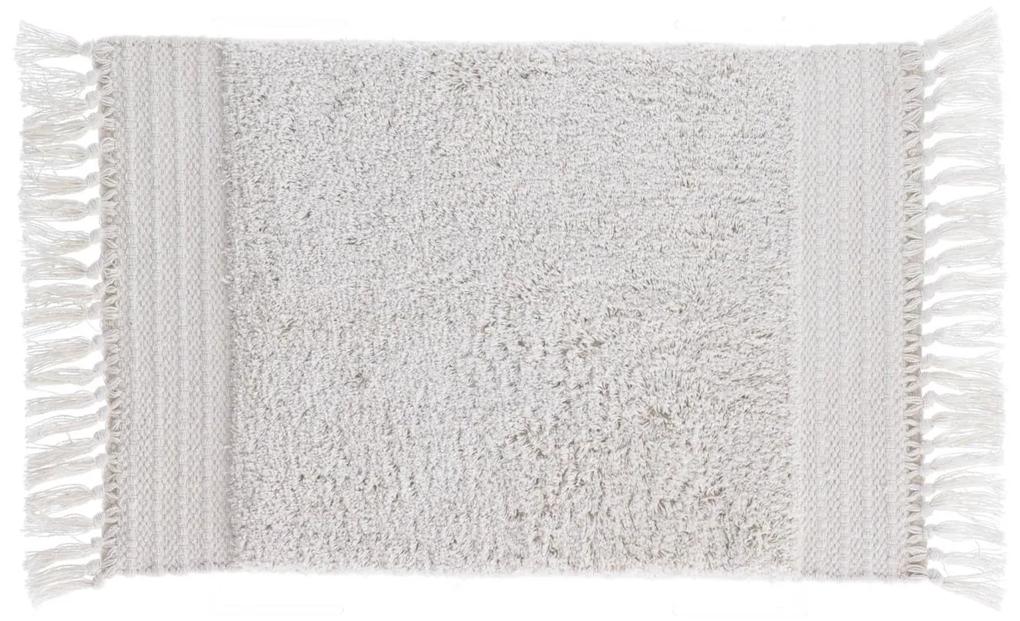 Kave Home - Tappetino da bagno Nilce bianco 40 x 60 cm