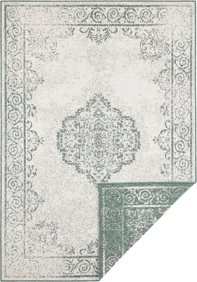 Tappeto per esterni verde e crema , 120 x 170 cm Cebu - NORTHRUGS