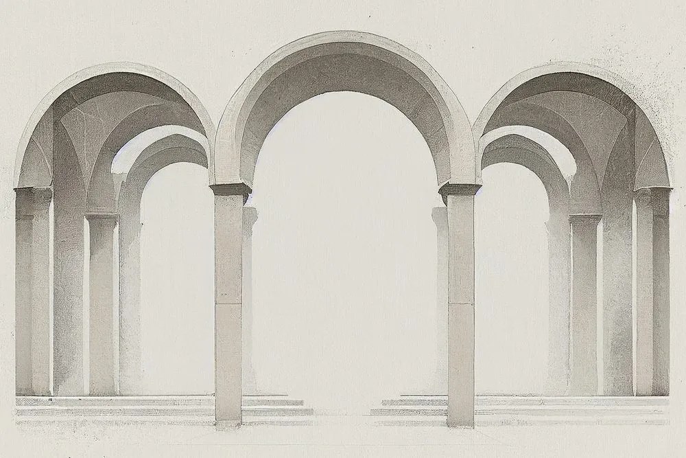 Stampa su tela – Archi rustici