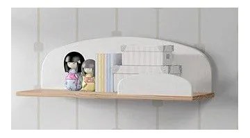 Scaffale per bambini in pino bianco/naturale Kiddy - Vipack