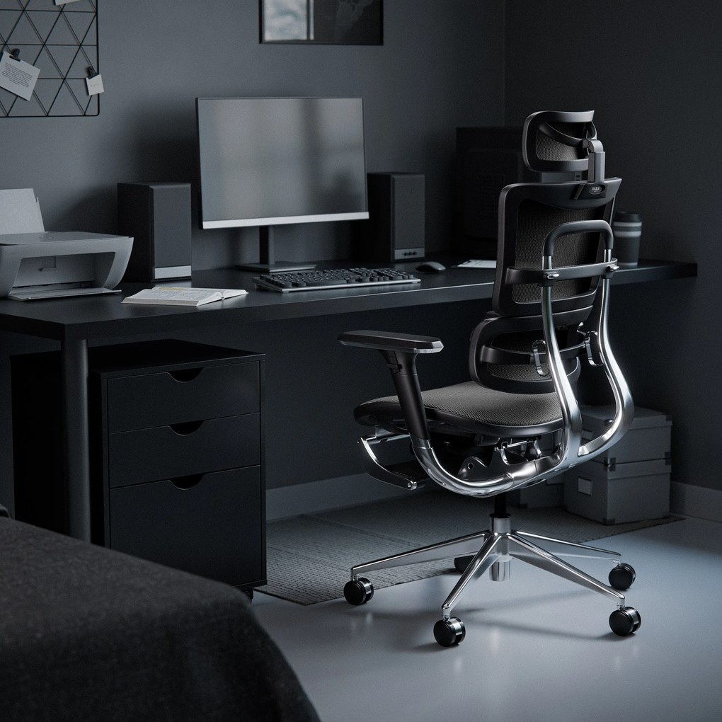 Sedia ergonimica DIABLO V-MASTER: nero-grigio