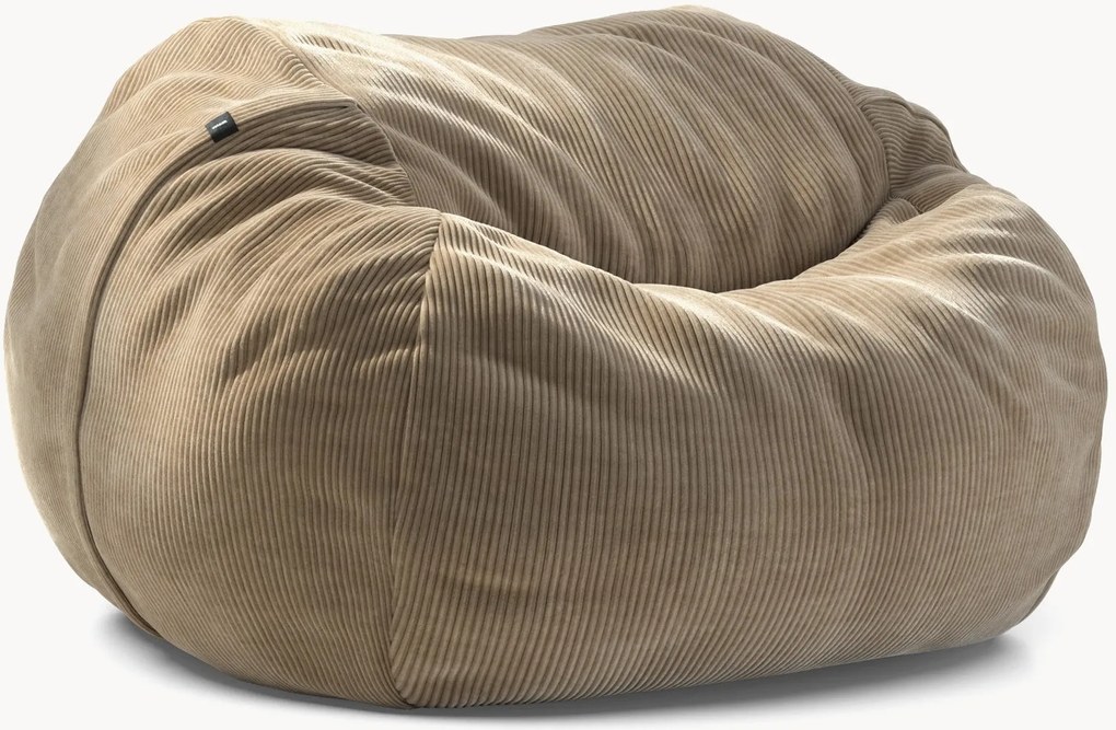 Pouf sacco in velluto a coste Vetsak