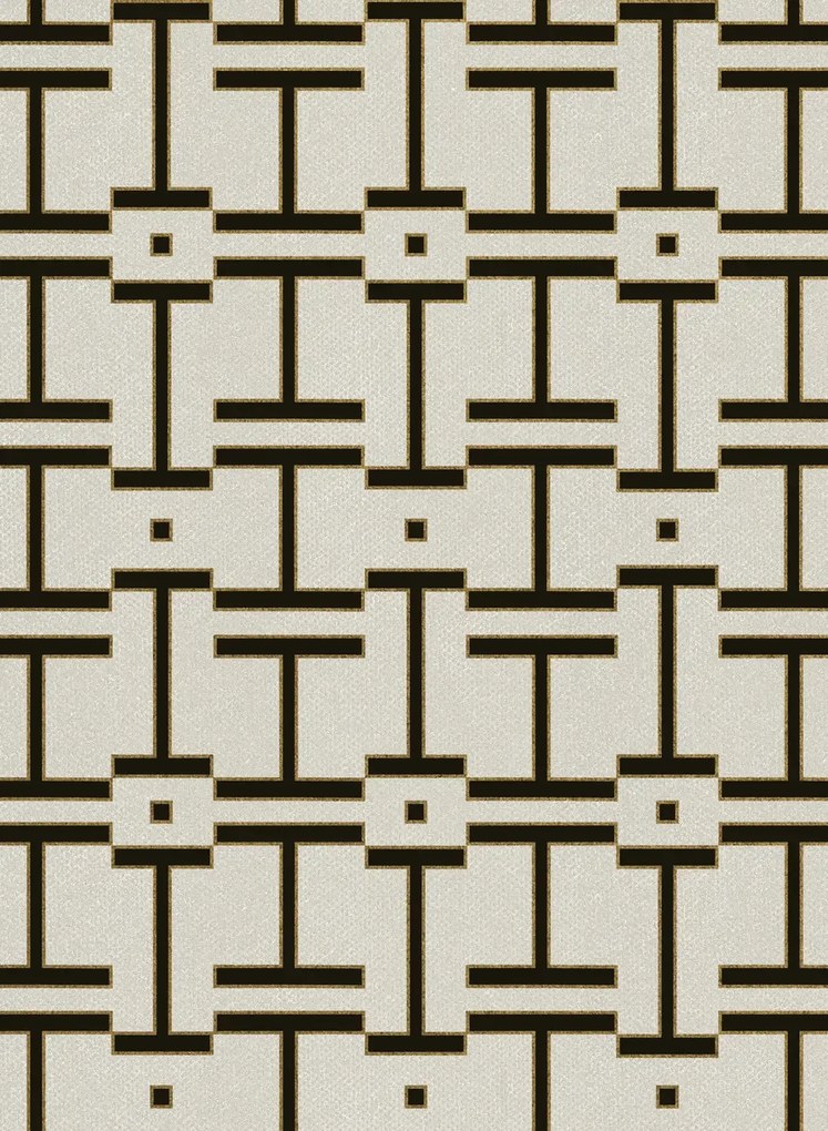 Coordonne Carta da parati Grid - Cotton