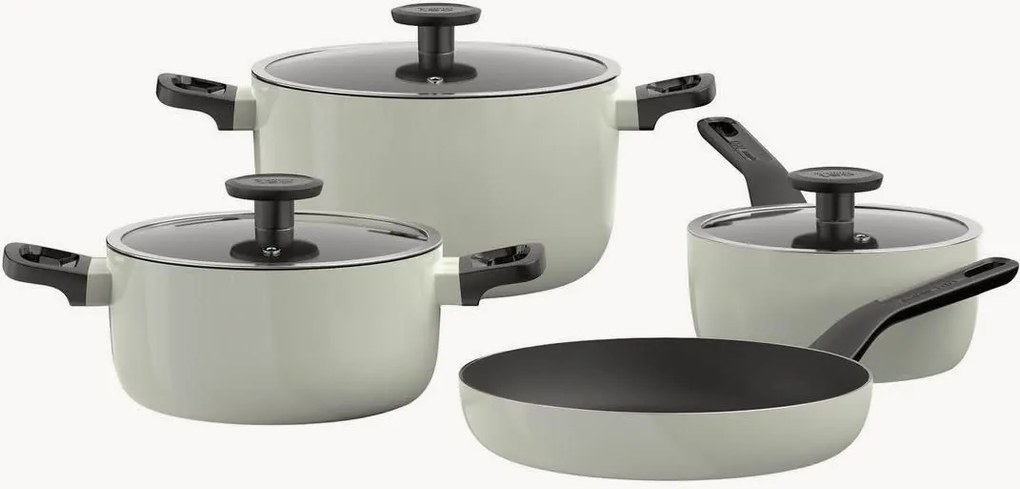 Batteria di pentole con rivestimento antiaderente Glints, set di 4