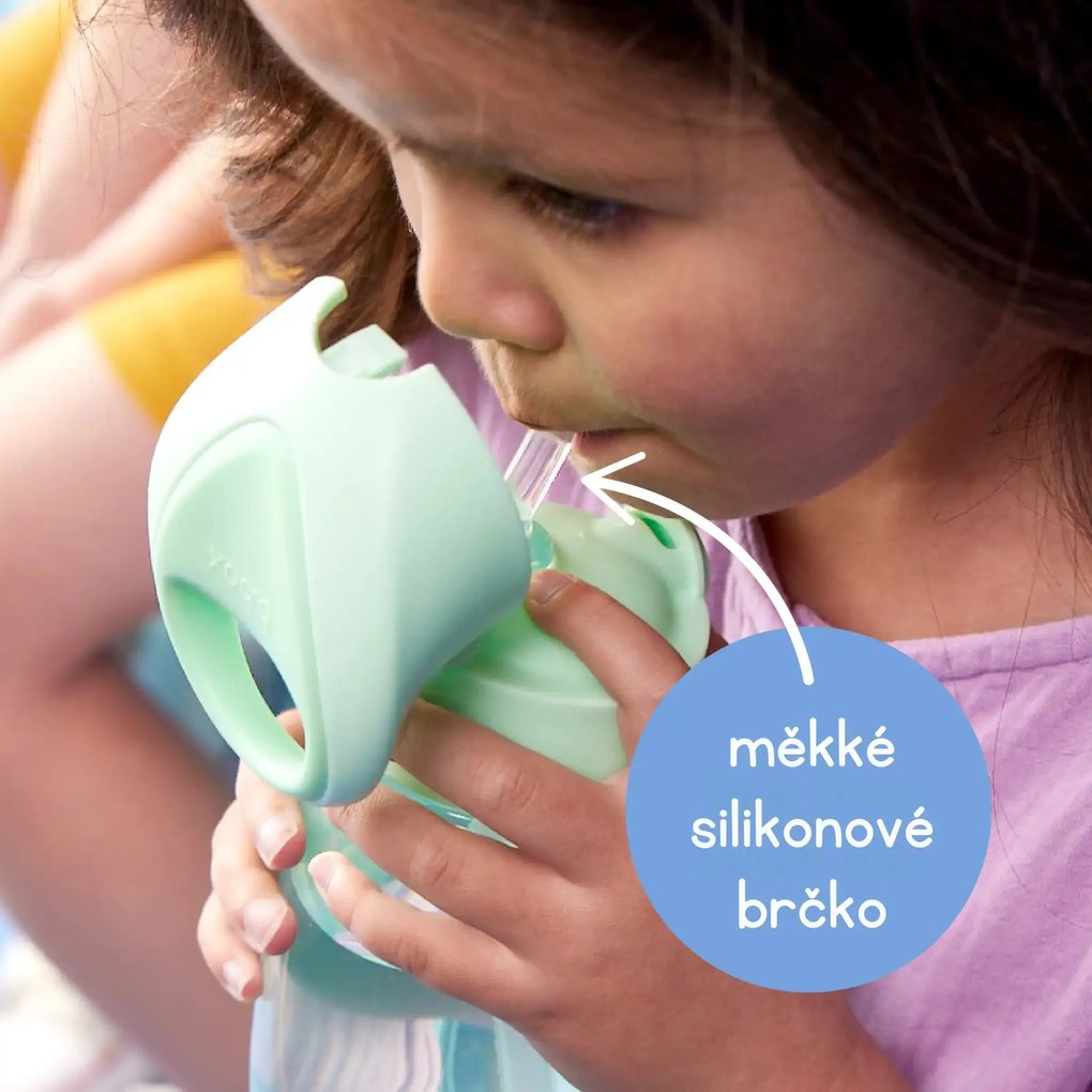 Bottiglia con cannuccia Junior 380 ml – blush crush