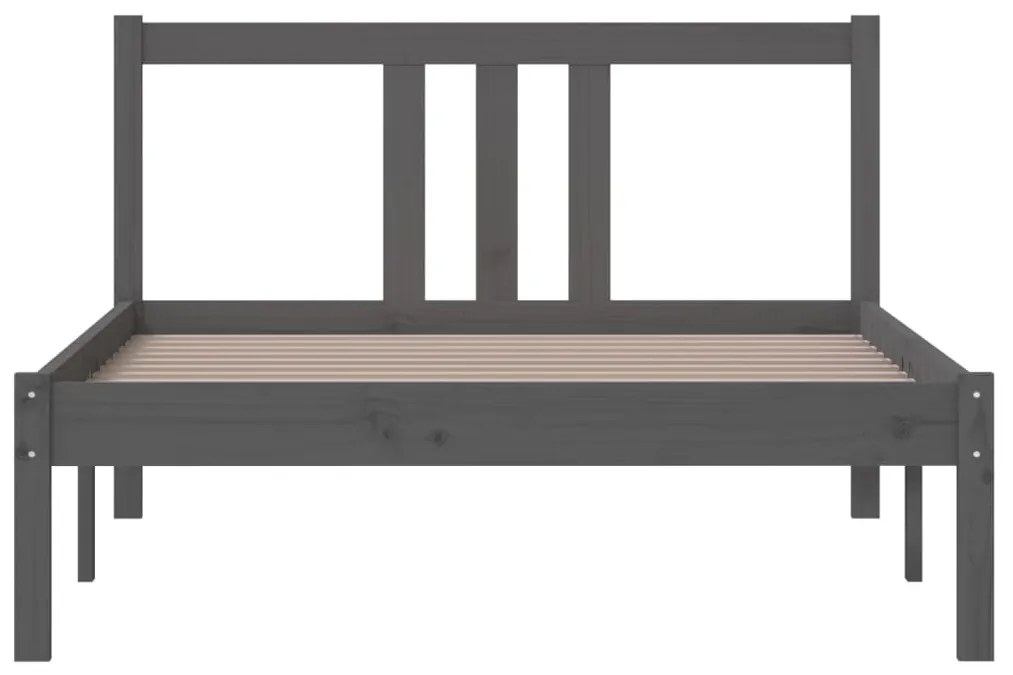 Giroletto grigio in legno massello 100x200 cm