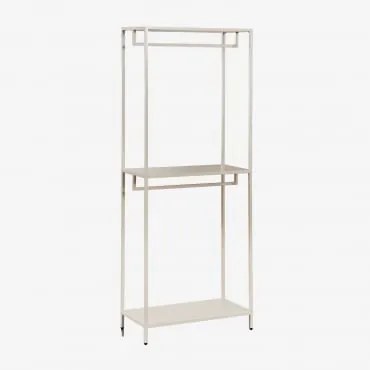 Armadio Aperto In Acciaio Janine Tapioca Beige - Sklum