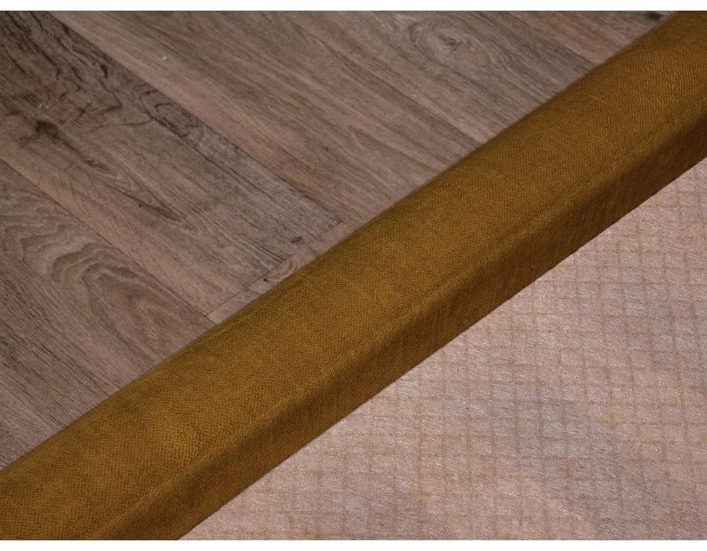 Letto matrimoniale imbottito giallo con contenitore con griglia 160x200 cm Jade - Bobochic Paris