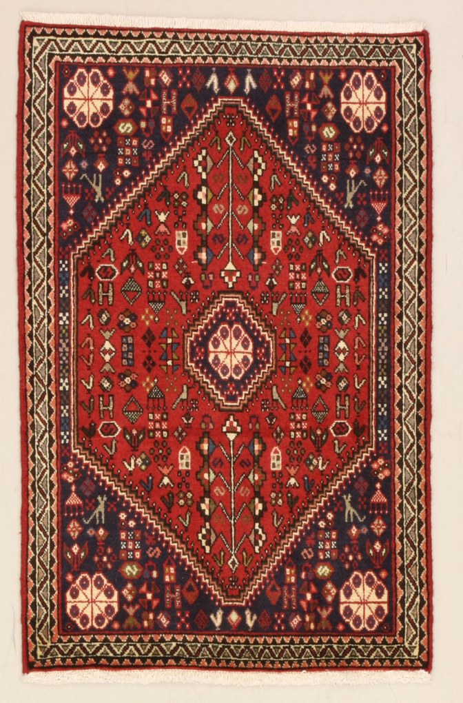 Abadeh Tappeto persiano 100x60 (Iran) Annodato A Mano