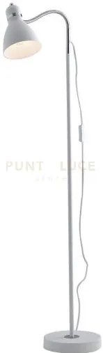 Piantana people bianco 1 luce attacco e27 34x13x142cm orientabile