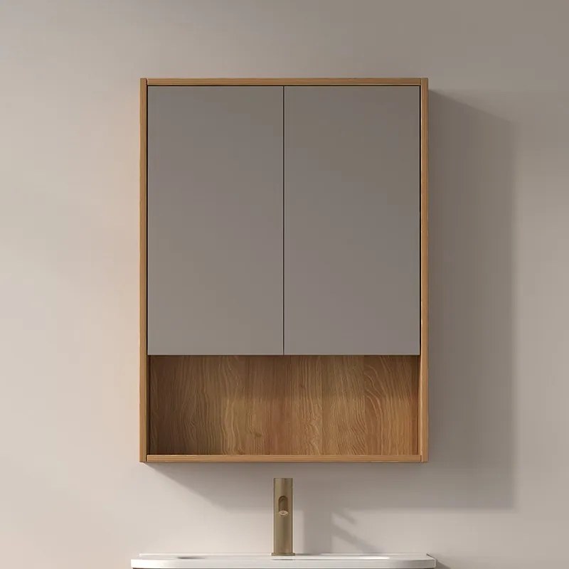 Specchio bagno contenitore 60 cm stile scandinavo | KAM-NORTH-60 - KAMALU