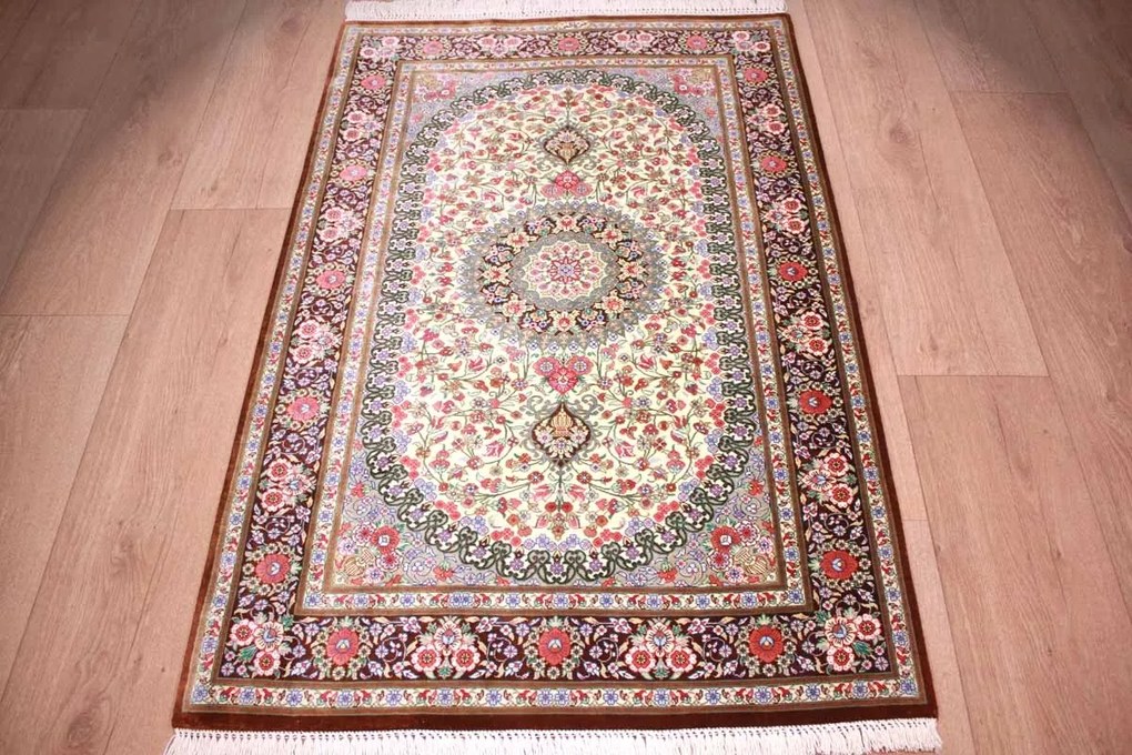 Ghom Tappeto persiano 80x120 (Iran) Annodato A Mano