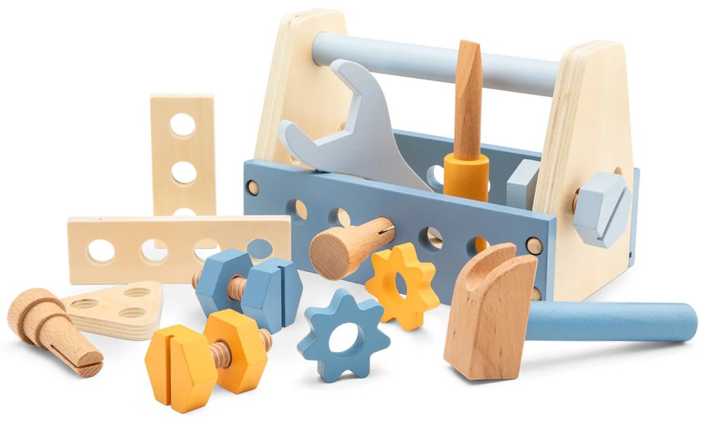 Set di attrezzi in legno