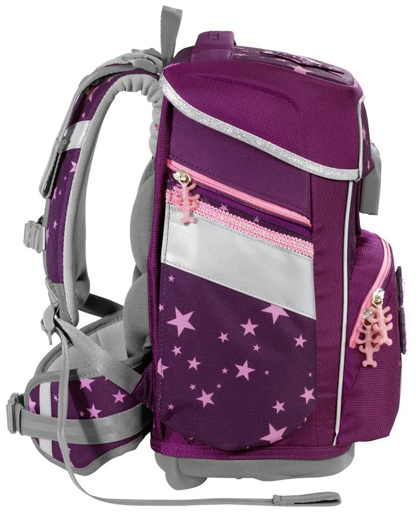 Zaino scuola SPACE - set da 5 pezzi, Step by Step Glitter Unicorn Nuala