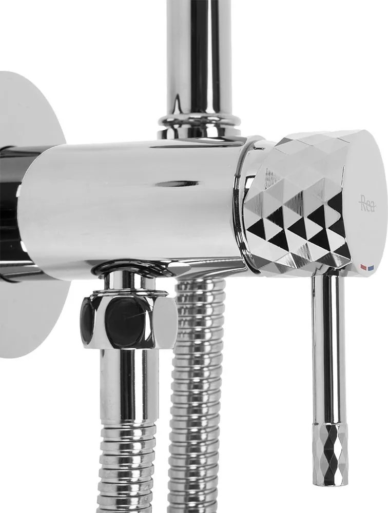 Rubinetto bidet Rea  Lungo Loop Diamond Chrome