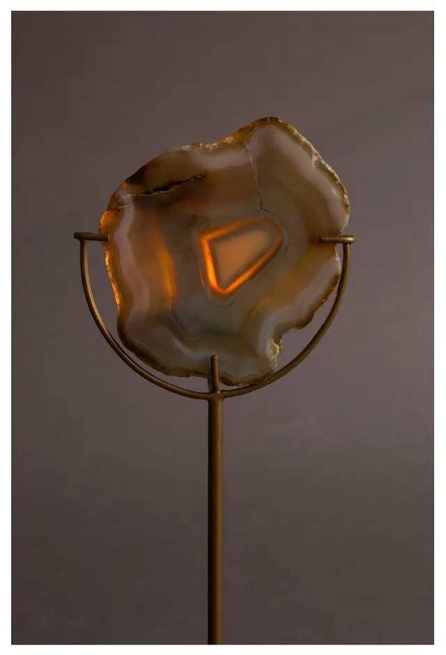 Portacandele in metallo/pietra per tea light Gem - Dutchbone