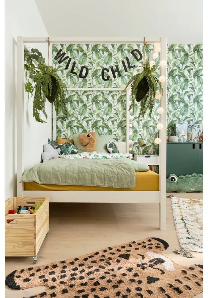 Letto bianco per bambini 140x200 cm PINO CANOPY - Vipack