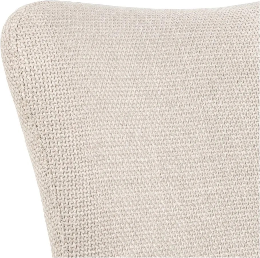 Set di sedie da pranzo beige in imbottito con braccioli 2 pz Laura – Actona