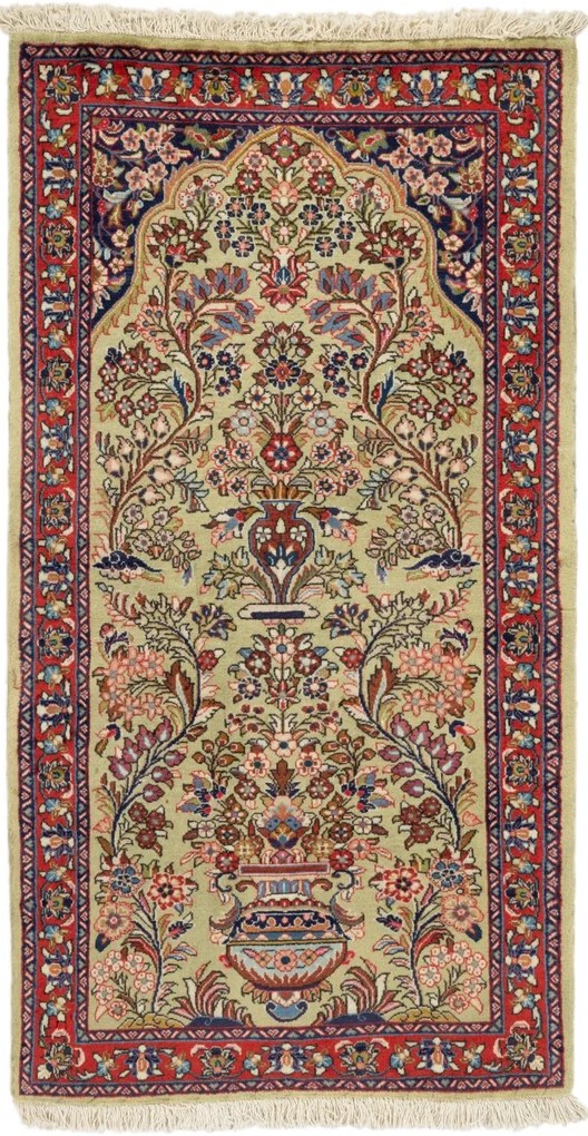 Sarouk Tappeto persiano 70x120 (Iran) Annodato A Mano
