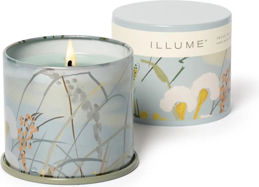 Candela profumata tempo di combustione 50 h Fresh Sea Salt - ILLUME x Bloomingville