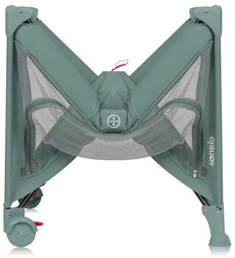 Lionelo - Lettino da viaggio LAURA Verde Salvia