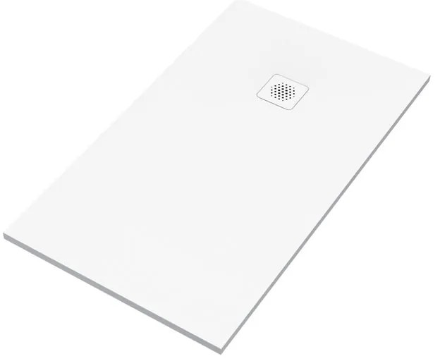 Piatto doccia SENSEA in composito minerale di resina gelificata Remix V3 bianco L 80 x L 140 x H 2.8 cm opaco