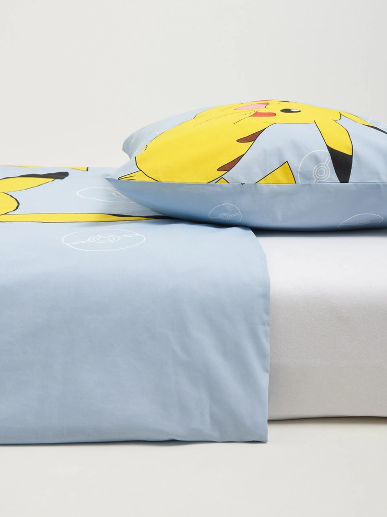 Sinsay - Set di biancheria da letto Pokémon - blu pallido