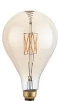 Lampadina led filamento ambra gls160 e27 8w 730lm 2500k 300° 160x26...