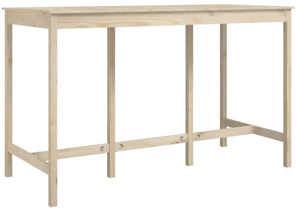 Tavolo da bar 180x80x110 cm in legno massello di pino