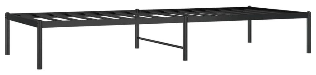 Giroletto in metallo nero 80x200 cm