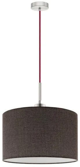 Eglo - Lampadario LED a cavo TUNJA 1xE27/60W/230V marrone