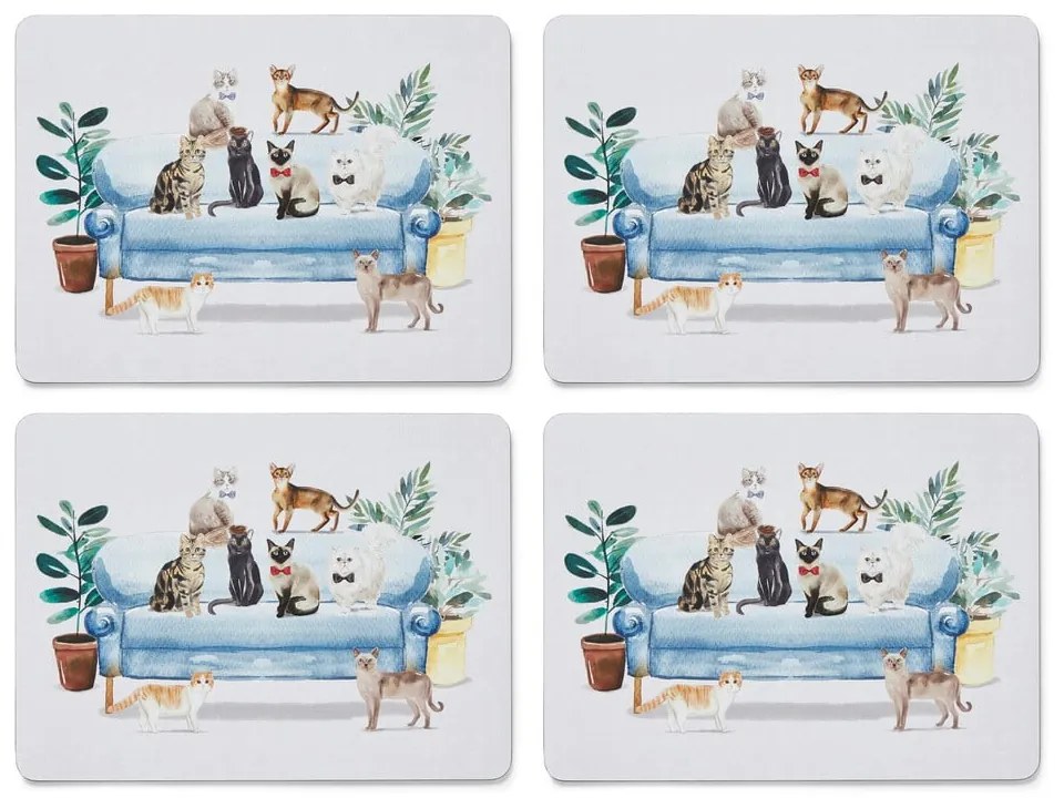 Tovagliette in sughero 4 pezzi 21,5x29 cm Curious Cats - Cooksmart ®