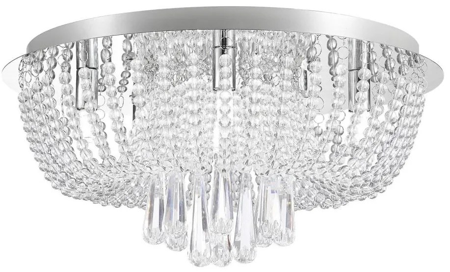 Zuma Line 19157M - Plafoniera SENSI 6xG9/25W/230V diametro 45 cm cromo