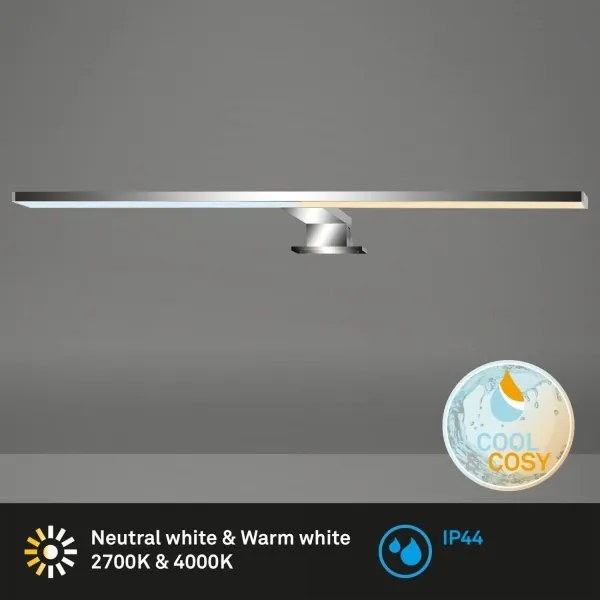 Briloner 2299-018 -Illuminazione specchio da bagno LED dimmerabile LED/8W/230V IP44