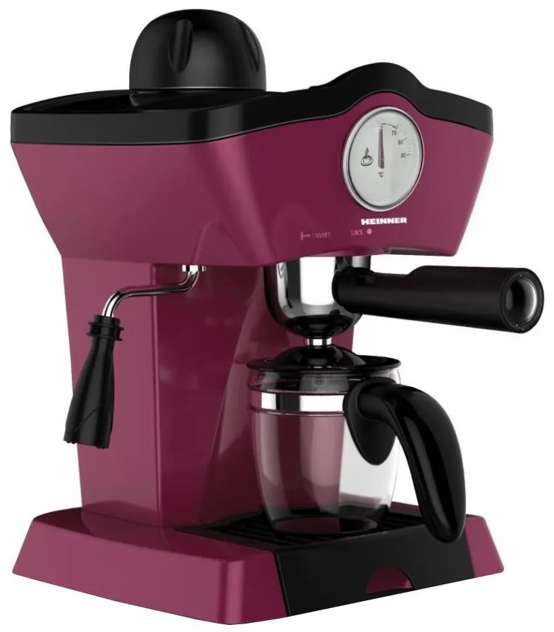 Heinner HEM-200BG - Macchina per caffè espresso con portafiltro 800W/230V viola