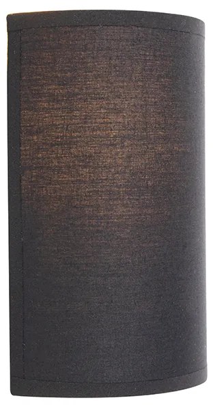 Lampada da parete moderna nera e oro - Simple Drum