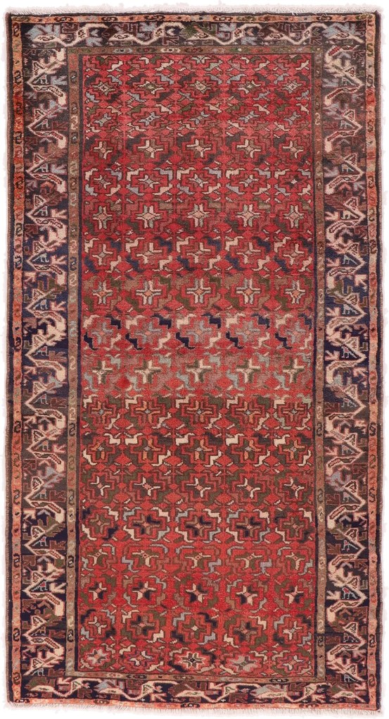 Hamedan Tappeto 110 x 200 (Iran) Annodato A Mano