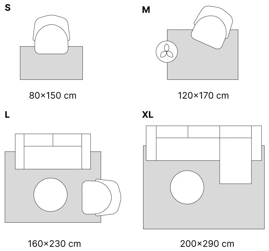 Tappeto per esterni 200x290 cm Luna - Universal