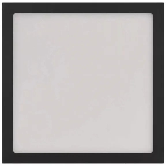 Plafoniera LED LED/12,5W/230V 3000/3500/4000K 17x17 cm nera