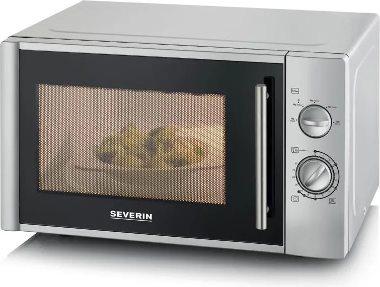 Severin MW 7772 - Forno a microonde 900W/230V 28 l acciaio inox/nero