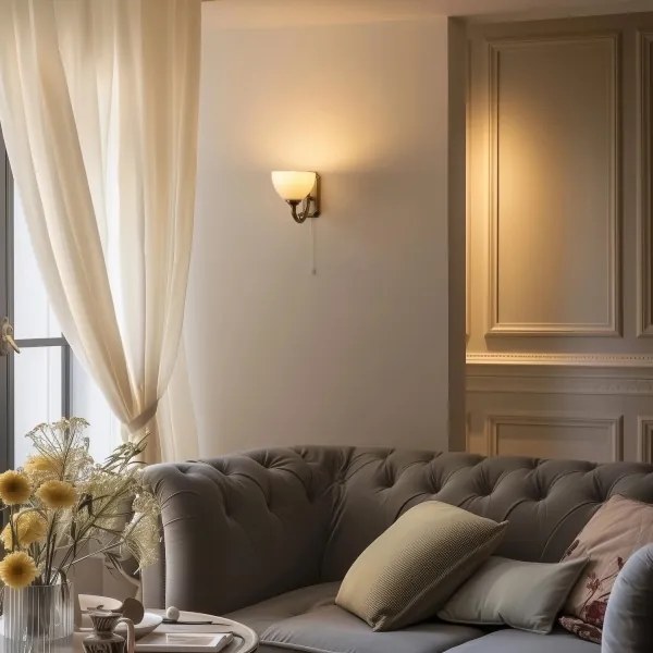 Brilagi - Applique CLASSIC 1xE27/60W/230V ottone