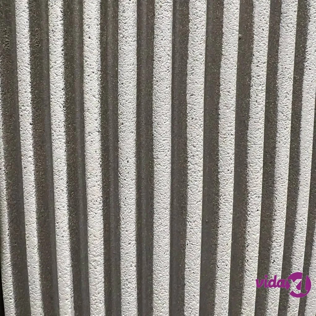 Capi Vaso Elegante Groove 34x46 cm Avorio