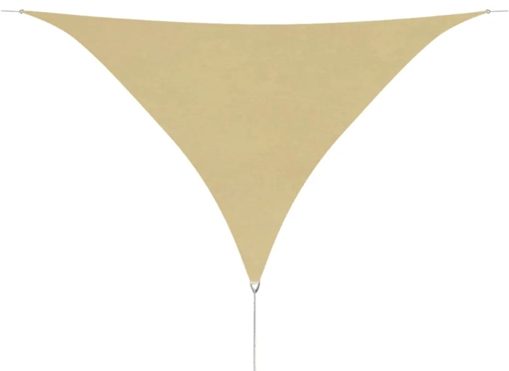 Parasole A Vela Oxford Triangolare 5x5x5 M Beige /