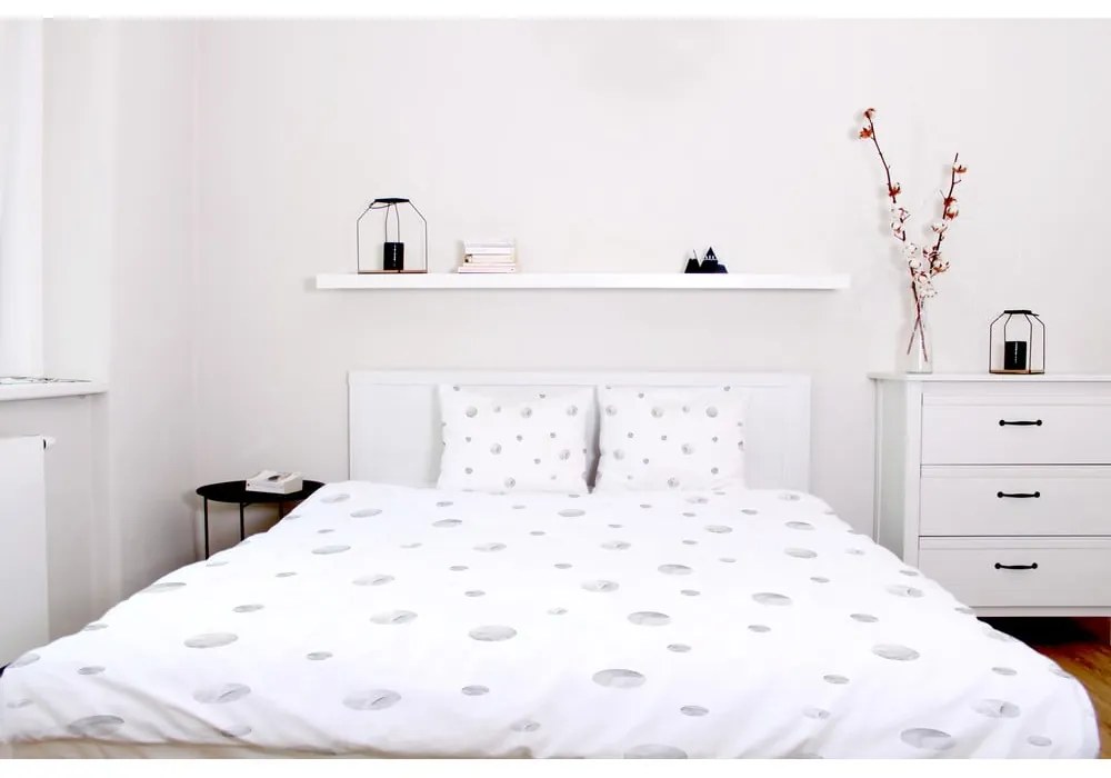 Biancheria da letto in cotone sateen , 135 x 200 cm Watercolour Spots - Butter Kings