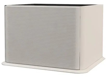 Mobile da bagno sospeso sotto lavabo L 64 x H 42 x P 50 cm bianco laccato opaco, 1 cassetto BADEN HAUS Bohemia