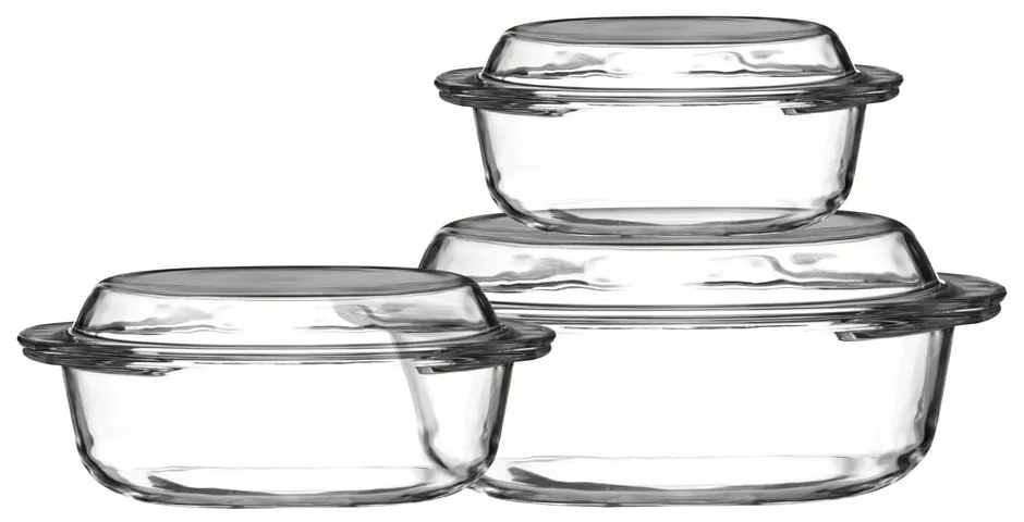 Set di pirofile in vetro 3 pz 21x24 cm Ovenlove - Premier Housewares