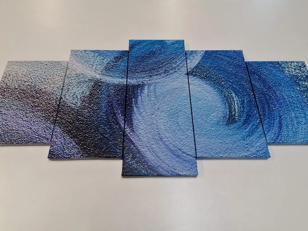 Quadri 5 pezzi – Tratti astratti moderni