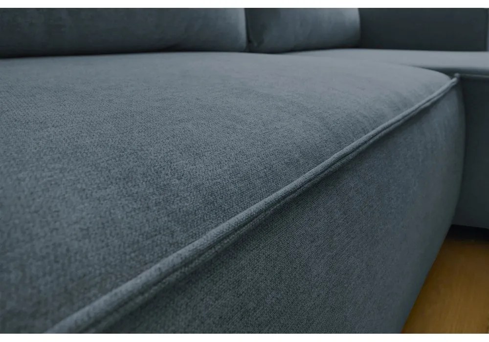 Divano letto angolare blu scuro (variabile) Nihad structural - Bobochic Paris